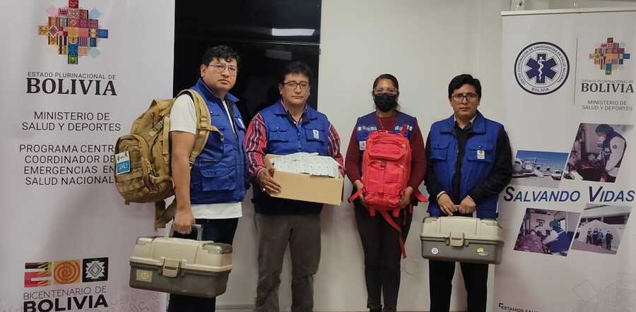 Salud refuerza atención médica en comunidades afectadas por lluvias en La Asunta