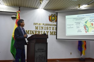 En cinco regiones de Bolivia identifican minerales tecnológicos y tierras raras