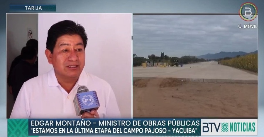 Construcción de la doble vía Campo Pajoso – Yacuiba llega a la etapa final e inyectan Bs 6,8 millones para iluminación