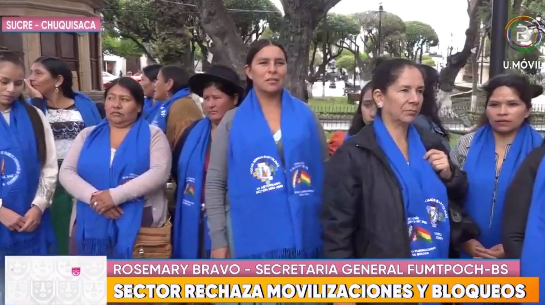 Organizaciones sociales rechazan y reprochan “movilizaciones políticas” en la capital del país