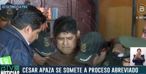 Exdirigente cocalero César Apaza sale de la cárcel tras admitir su culpa y ser sentenciado