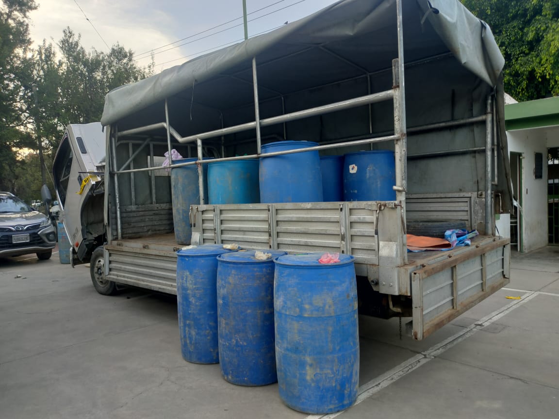 Aprehenden a seis personas por desvío de casi 60.000 litros de combustible, equivalente a tres cisternas