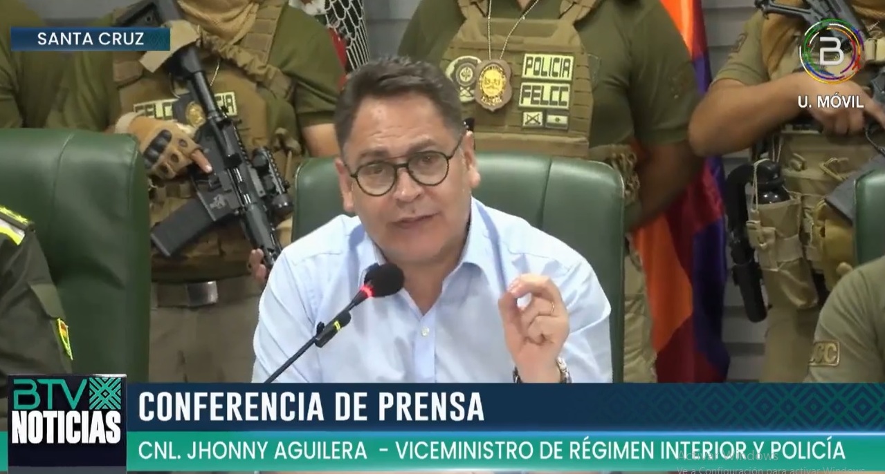 Aguilera revela que dinero robado en Santa Cruz proviene de Chile, detectan vínculo con Sebastian Marset