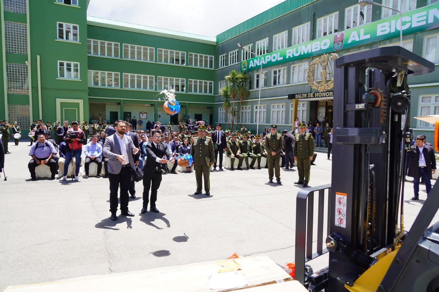 Dircabi recibe como un incentivo de la comunidad internacional equipamiento valuado en Bs 2,64 millones 