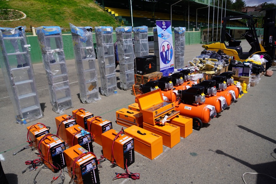 Dircabi recibe como un incentivo de la comunidad internacional equipamiento valuado en Bs 2,64 millones 