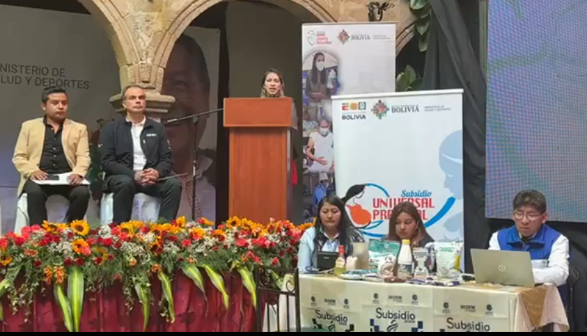 Lanzan sistema para entrega digitalizada del Subsidio Universal Prenatal y se inicia pago del Bono Juana Azurduy 2024