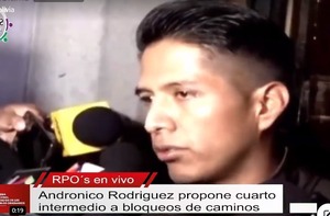 Presidente del Senado Rodríguez plantea cuarto intermedio en el bloqueo evista tras acuerdo por las judiciales