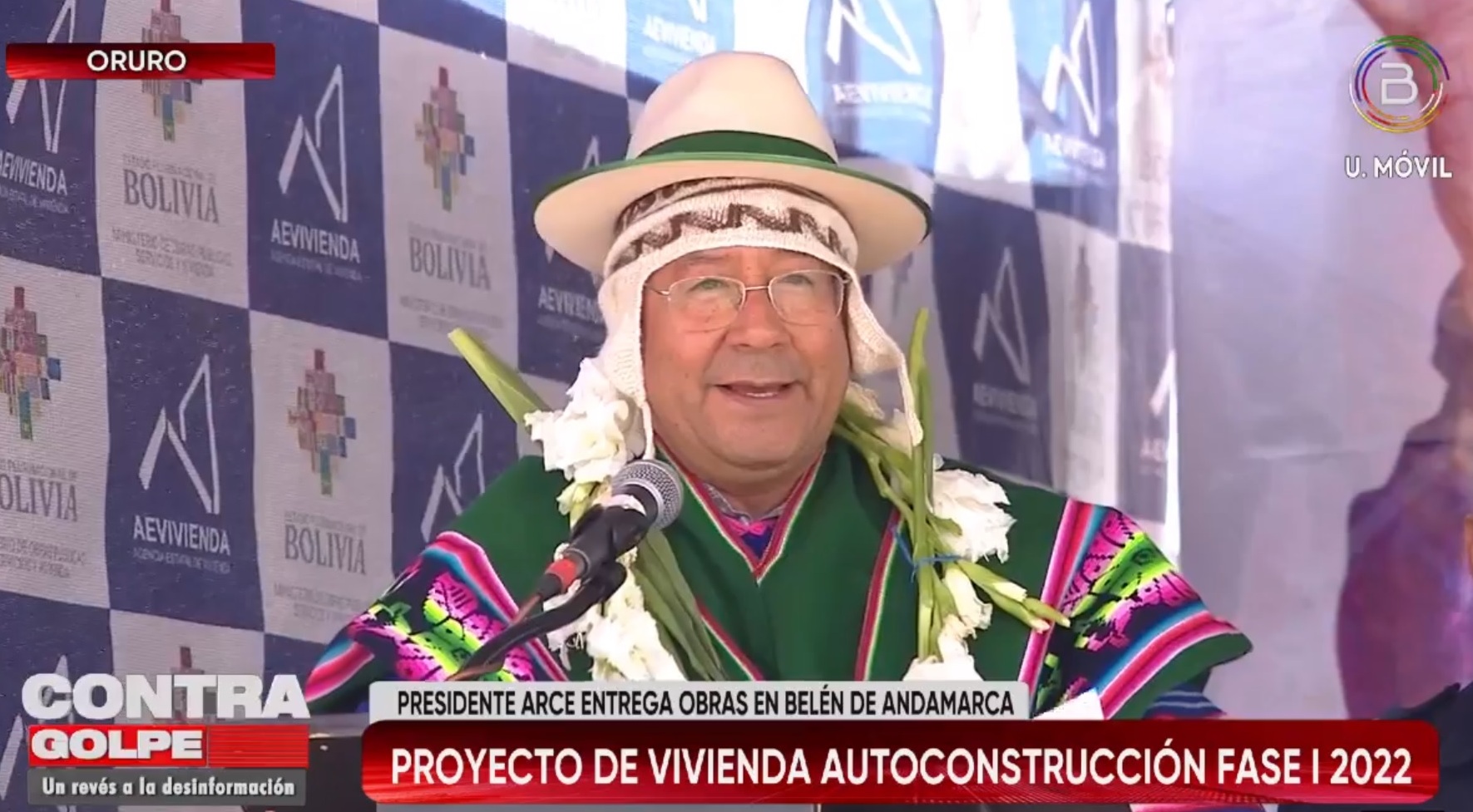 En Belén de Andamarca entregan 42 viviendas, enlosetado y obras para fortalecer la cría de ganado camélido