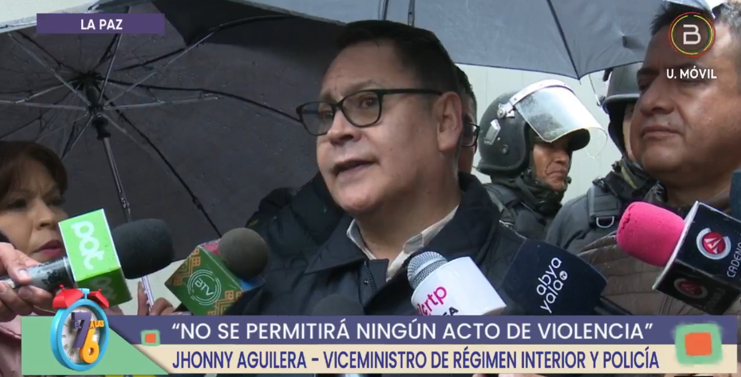 Viceministro reitera que se garantiza sesión del Senado con resguardo policial