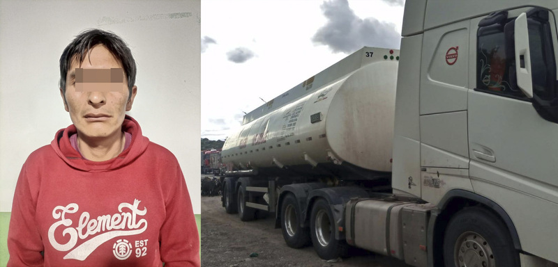 Interceptan cisterna que desviaba 33.000 litros de diésel para el mercado negro en la ruta Cochabamba – Oruro