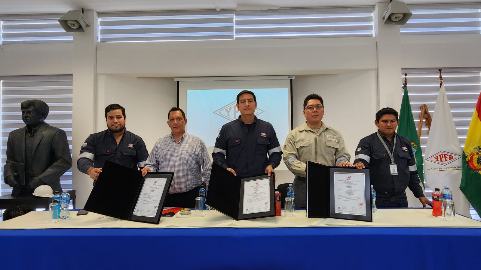 YPFB: Ibnorca certifica el sistema integrado de gestión de la Planta “Carlos Villegas Quiroga”