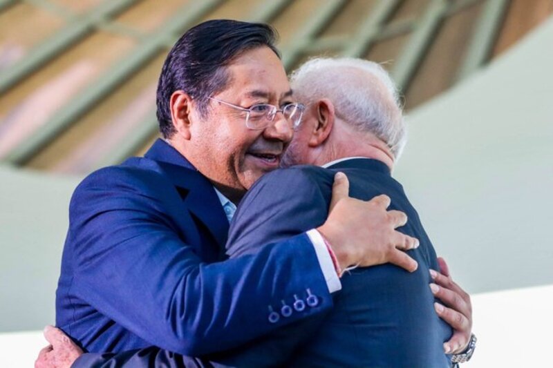 Arce se solidariza con el presidente Lula da Silva y asegura que la historia no perdonará a los indiferentes con el pueblo palestino