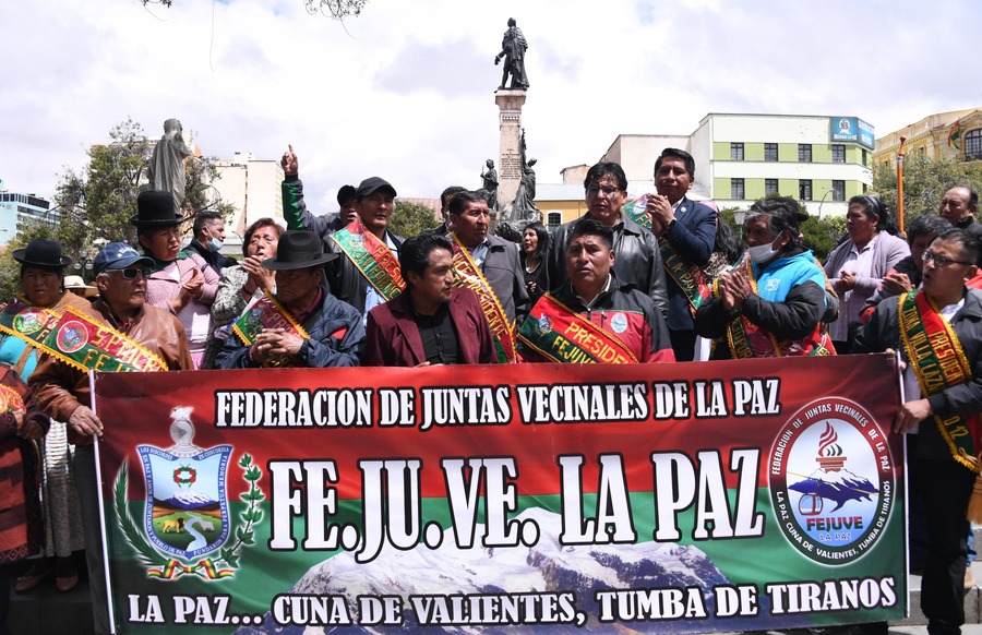 Fejuve pide renuncia del alcalde Arias por la falta de atención a barrios de La Paz afectados por las lluvias 