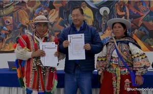 Arce asegura que el Gobierno apunta a poner a Bolivia “en los más altos sitiales de desarrollo”