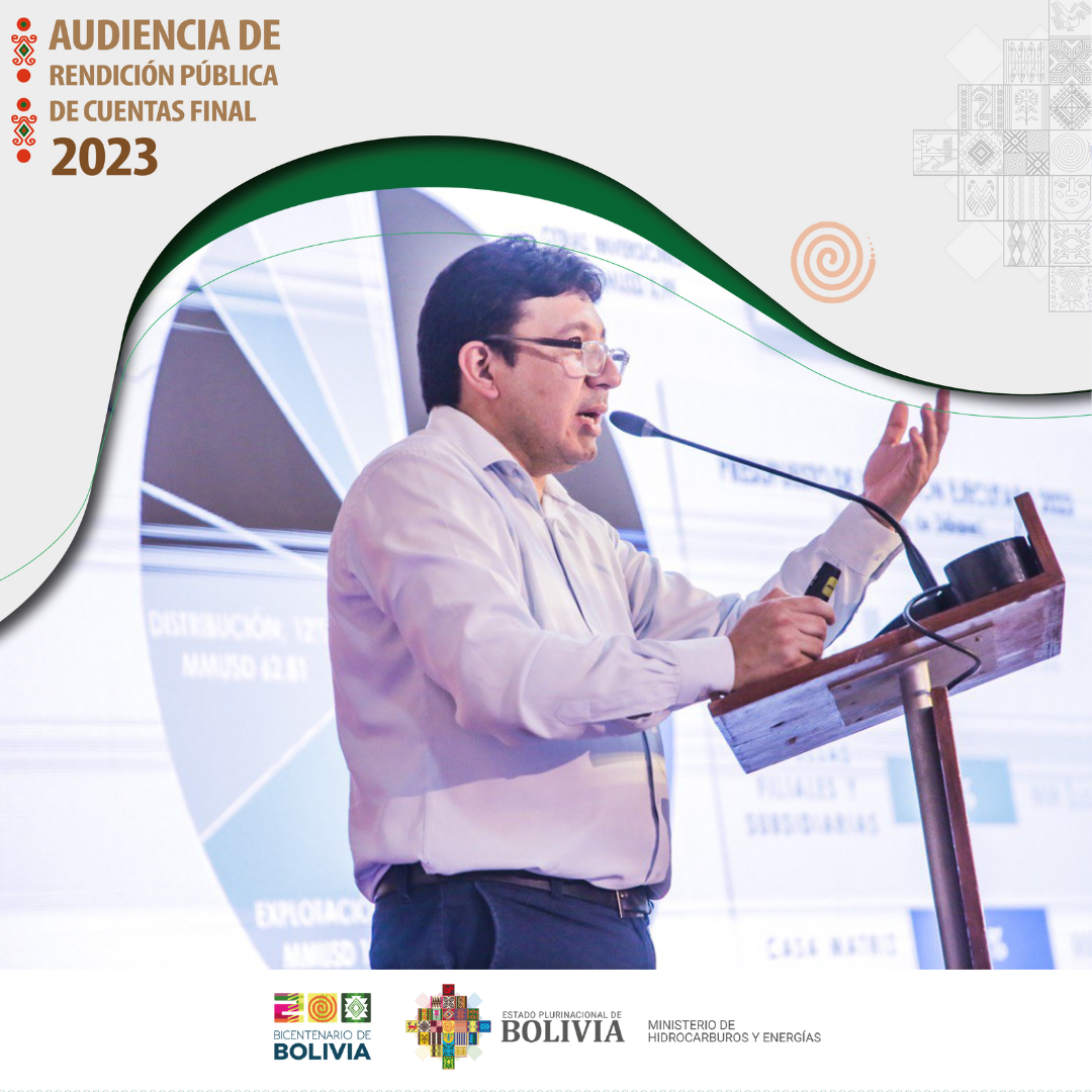 Inversión en hidrocarburos, energía y medicina nuclear alcanzó los Bs 3.906 millones en 2023