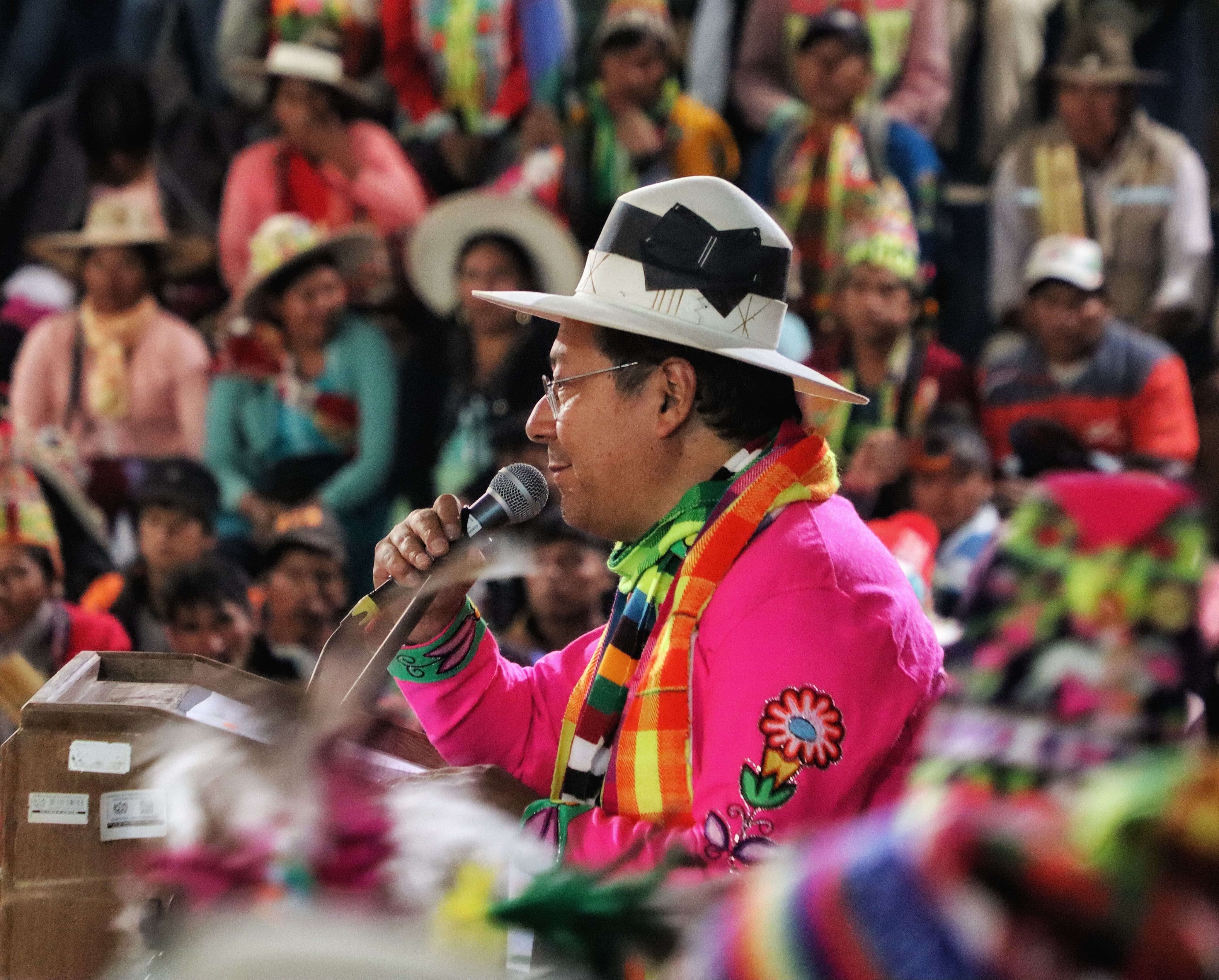 Arce asegura que hará todo lo necesario para garantizar crecimiento y bienestar