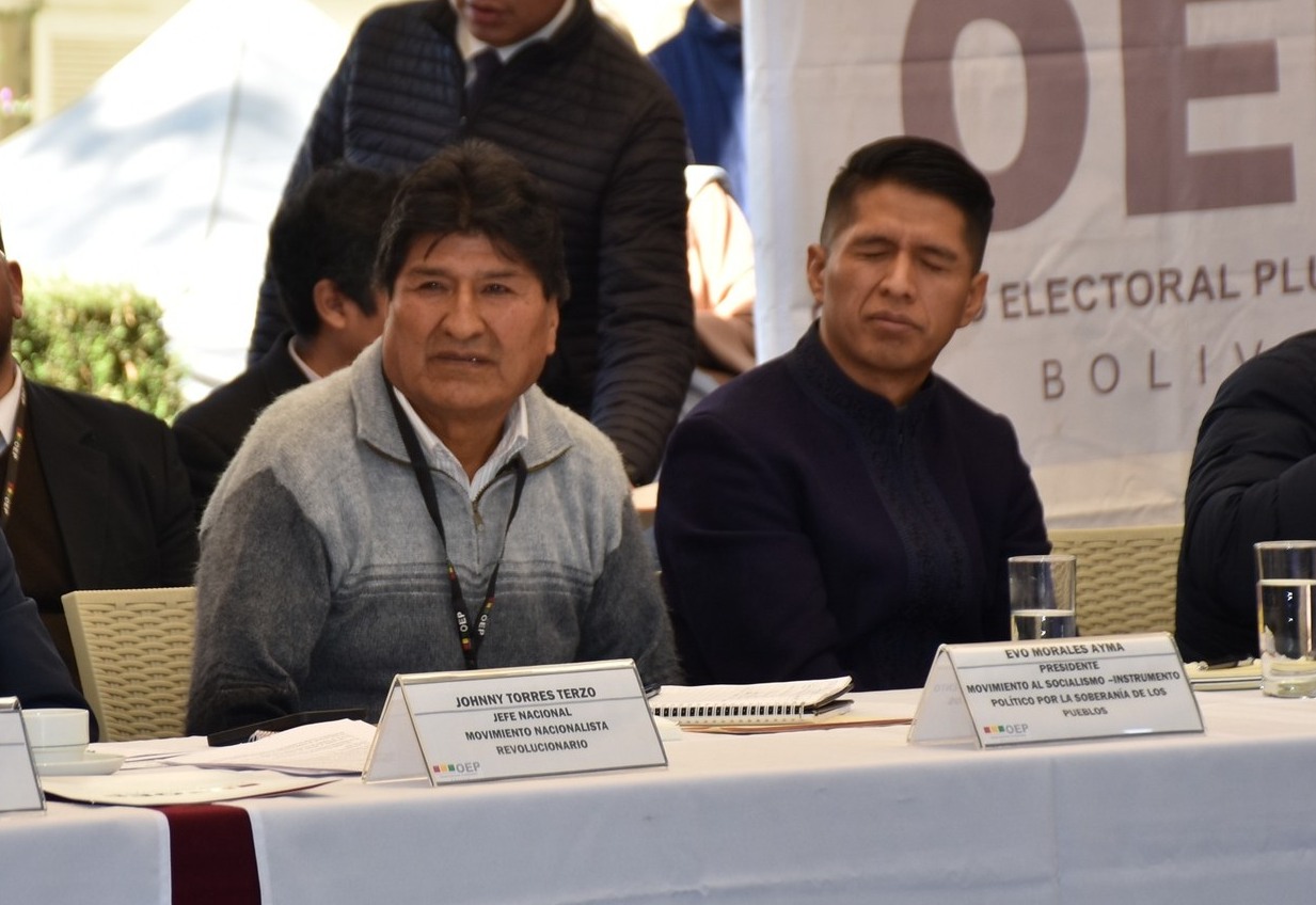 Presidente del Senado Andrónico Rodríguez siguió a Morales y no firmó la Declaración por la Democracia