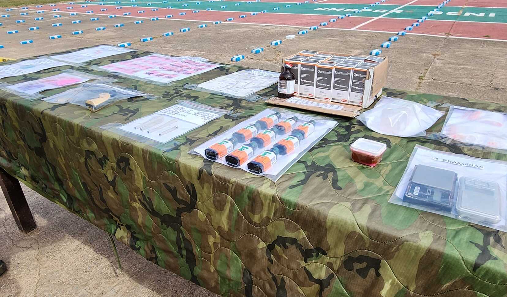 Desmantelan laboratorio de droga sintética y aprehenden a dos personas en Trinidad 