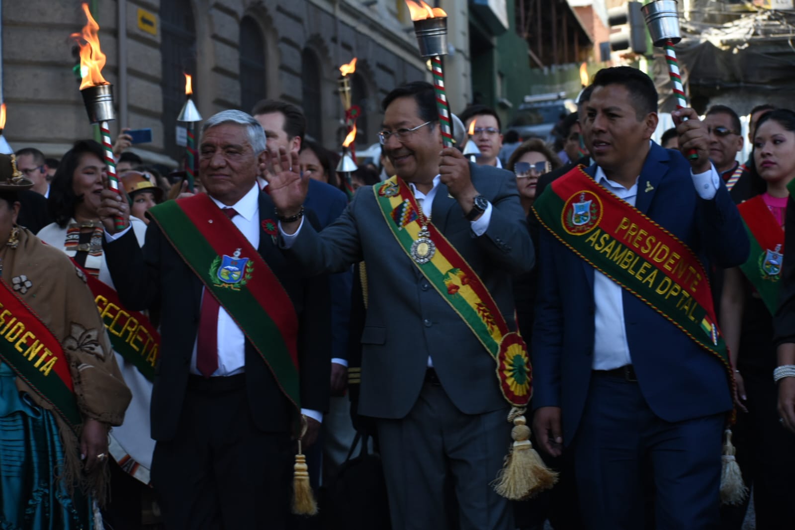 Arce celebra los 215 años de La Paz: La libertad es un derecho inalienable por el que vale la pena sacrificarse