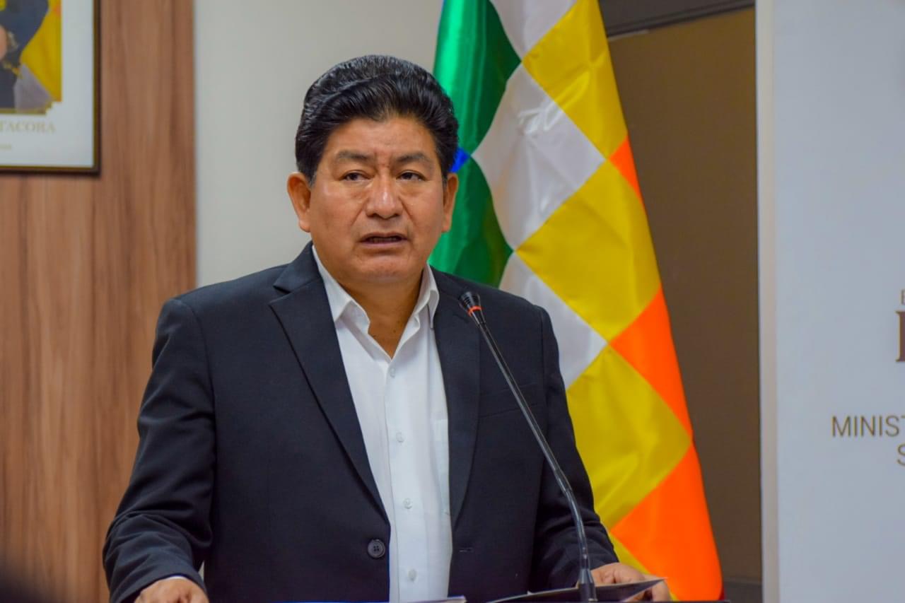 Ministro Montaño asegura que Bs 3.553 millones para obras están bloqueados en el Legislativo