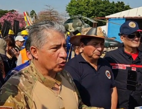 Combaten siete puntos de incendio en Bolivia, cinco de ellos en Santa Cruz