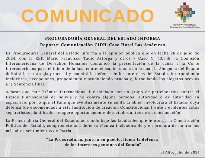 Garantizan defensa de los intereses del Estado en proceso por el Hotel Las Américas en la CorteIDH