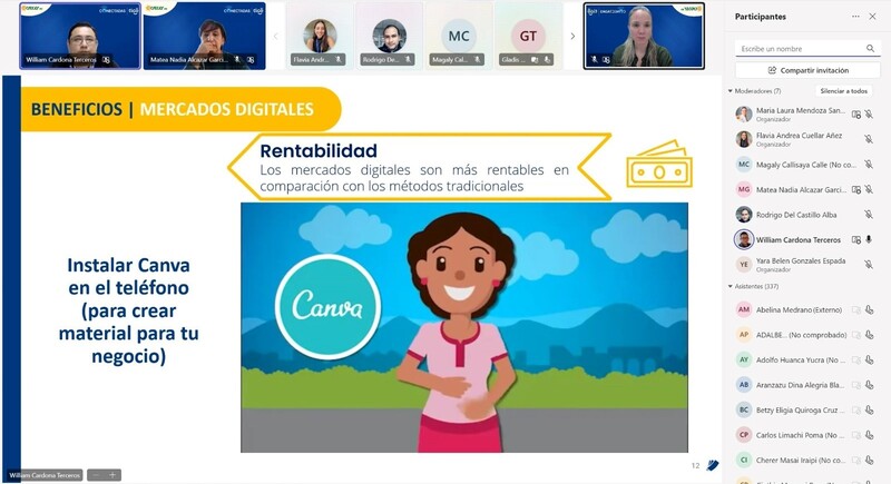 Talleres empoderan a mujeres en crianza digital, seguridad en línea y mercados digitales