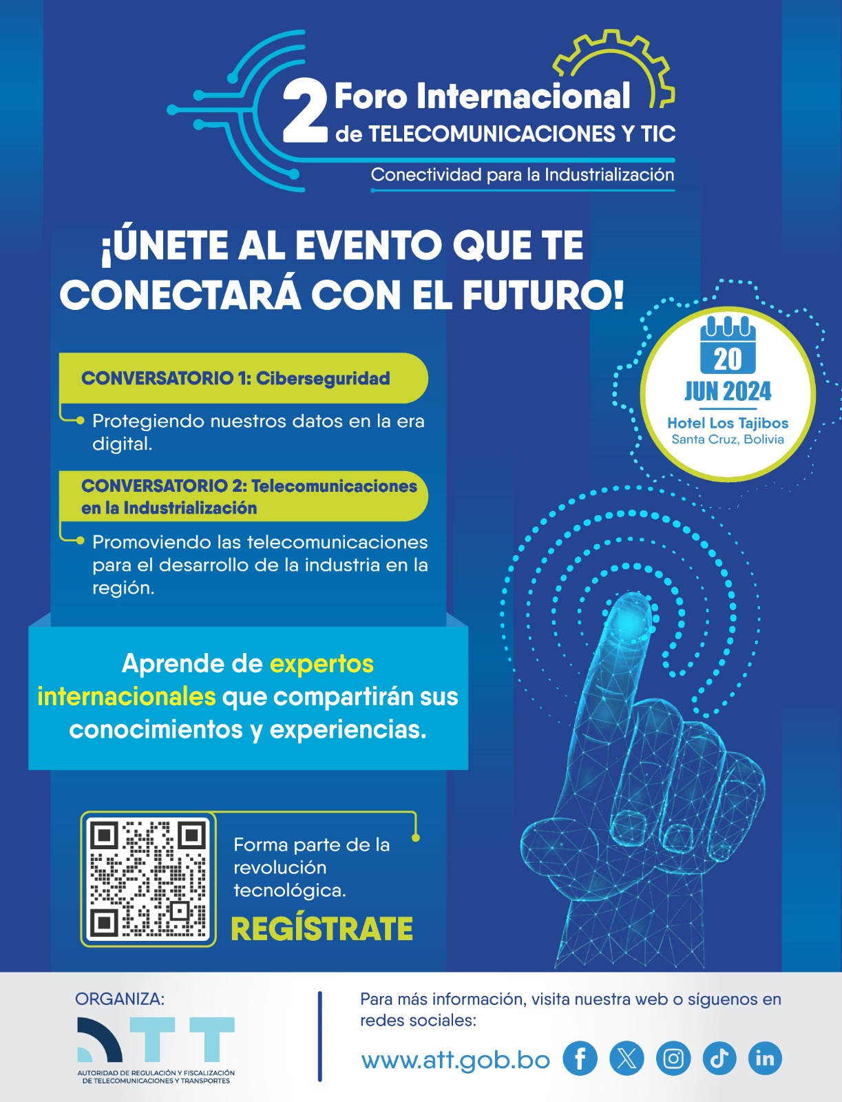 ATT organiza foro que abordará las ventajas de las telecomunicaciones en la industrialización 