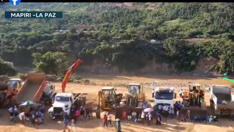 En Mapiri empieza construcción del puente de Bs 53 millones para avanzar y articular la conexión y desarrollo del norte