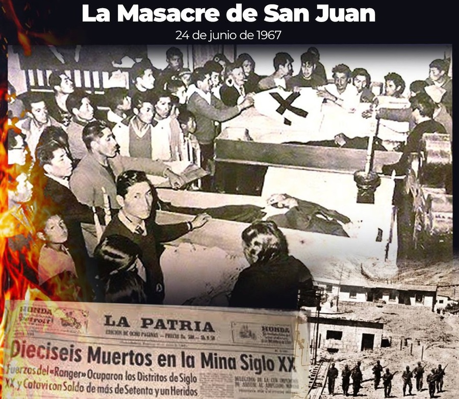 Arce rinde homenaje a los caídos en la "Masacre de San Juan”, afirma que episodios tan funestos no deben repetirse 