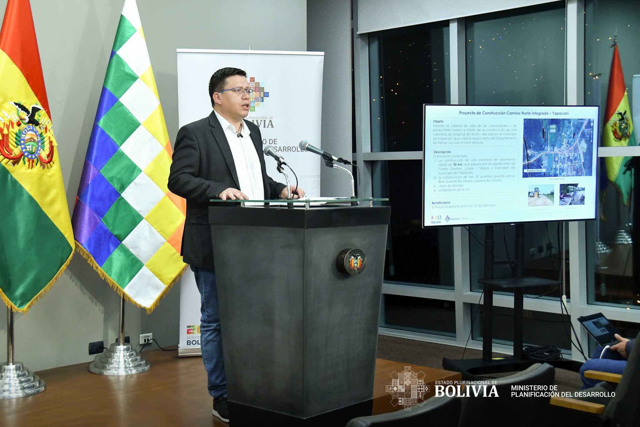 Gobierno remite al Legislativo nuevo crédito por $us 35 millones para obra caminera, suman $us 860 millones pendientes de aprobación