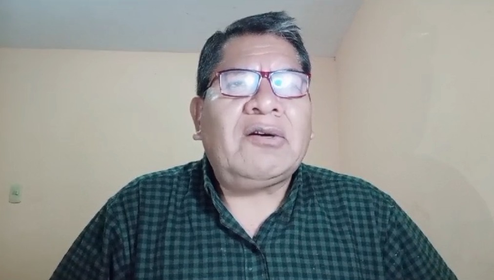 El exdirigente de la Central Obrera Regional (COR) de El Alto y abogado constitucionalista, Roberto De la Cruz.