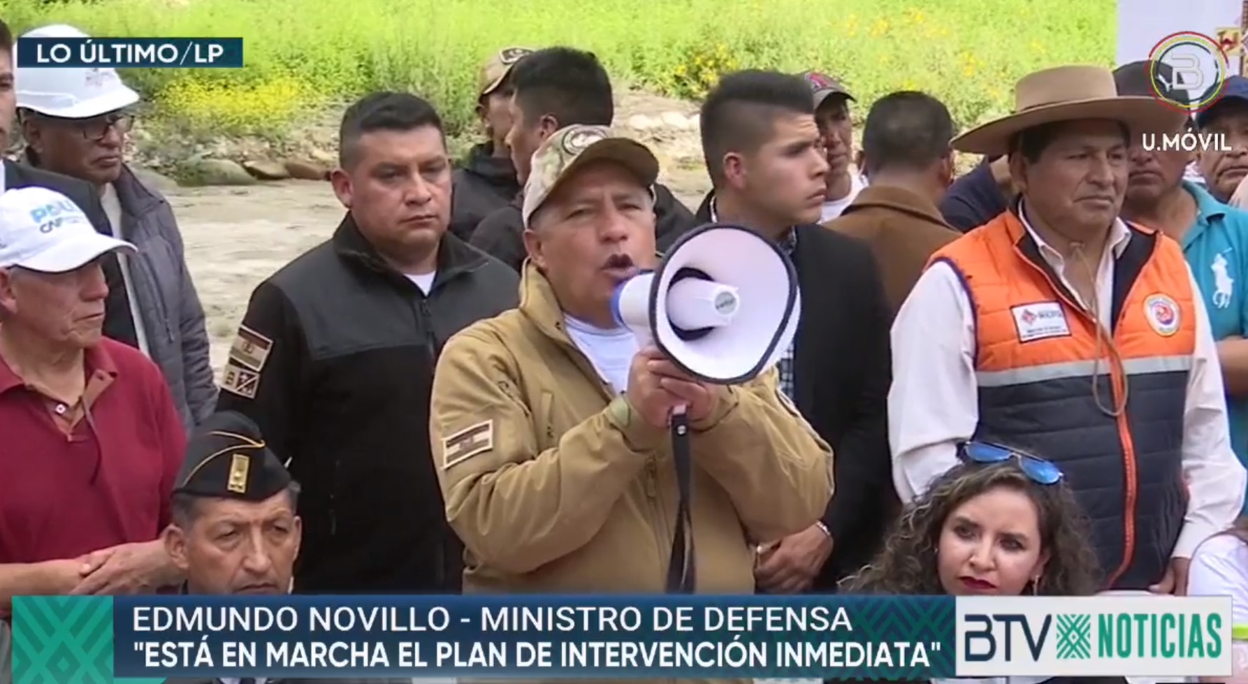 Gaviones, maquinaria, cemento y más de 1.600 personas desplazadas para enfrentar la emergencia en La Paz