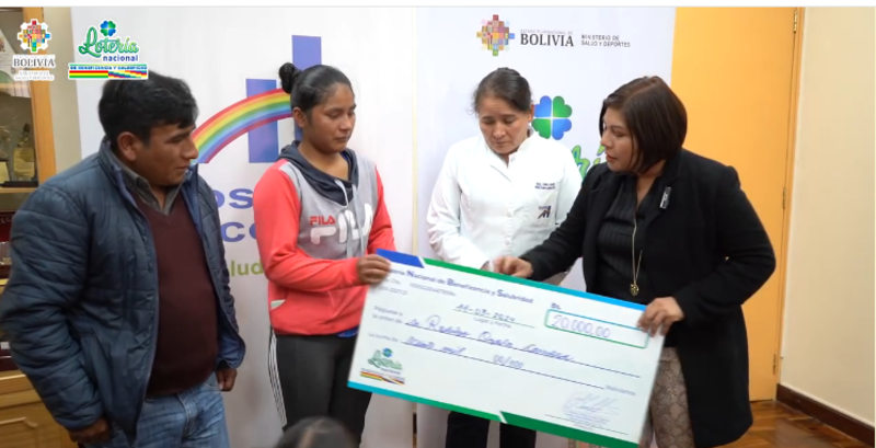 Lotería Nacional paga el servicio hospitalario de un agricultor que quedó parapléjico en un accidente de tránsito