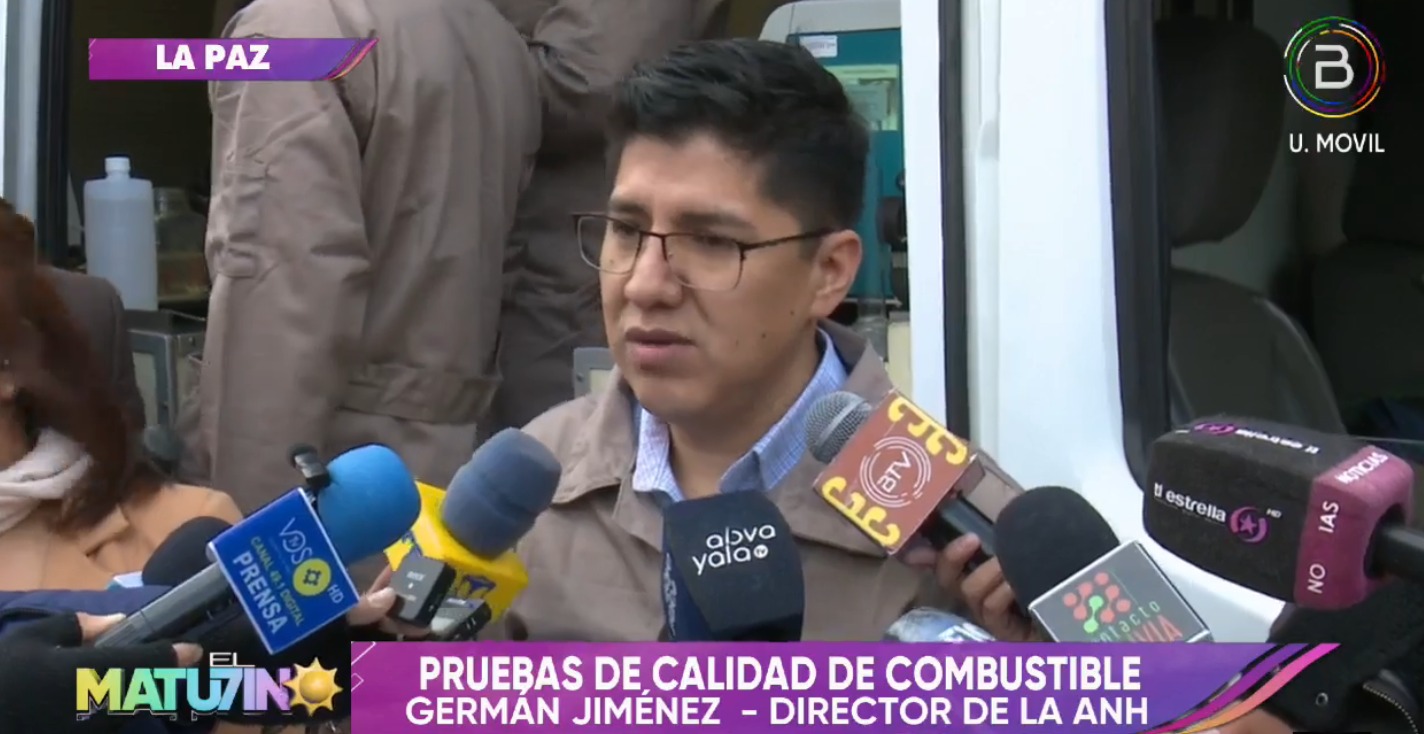 La Paz: En laboratorio móvil ANH verifica calidad de combustibles en surtidor “Volcán”