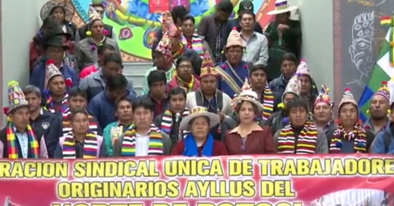 Alcaldes y Ayllus del Norte de Potosí ratifican respaldo al Gobierno y llaman a la unidad de las organizaciones sociales
