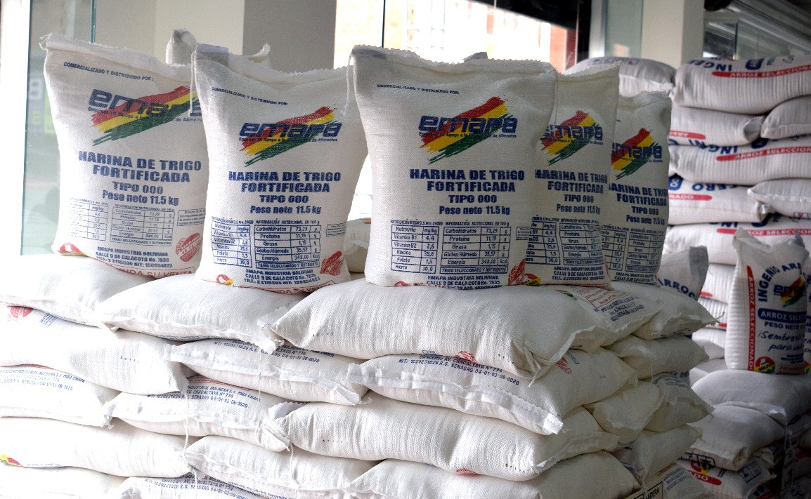Emapa entregará 2,4 millones de qq de harina a panificadores este año, viceministro dice que no hay razón para elevar precio del pan