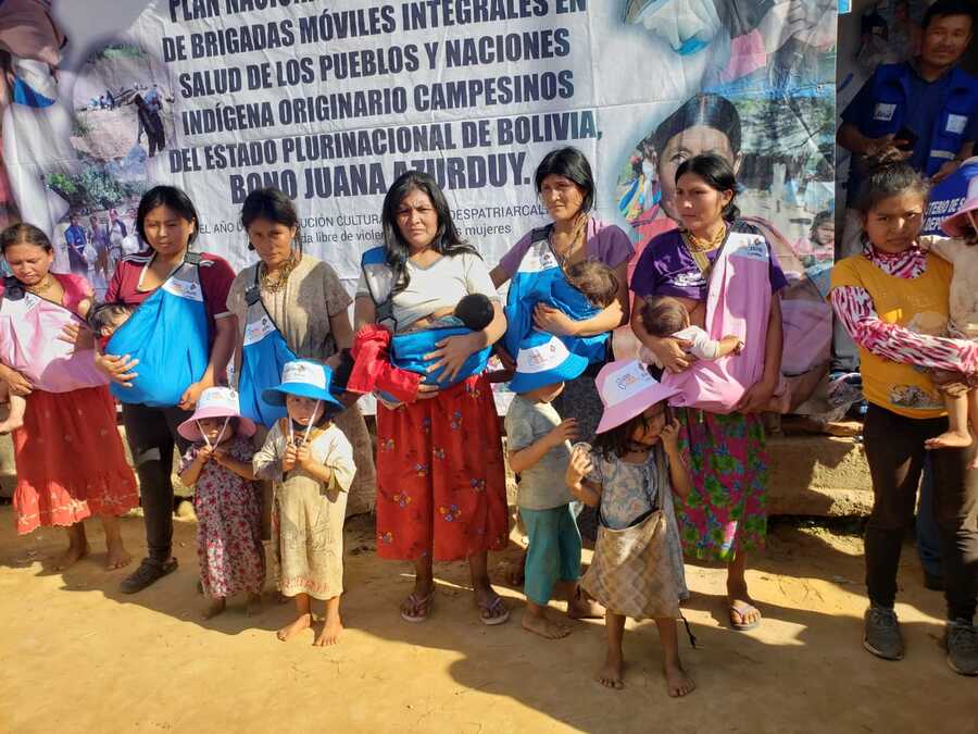 En el Tipnis pagan más de Bs 70.000 del Bono Juana Azurduy a madres y niños indígenas