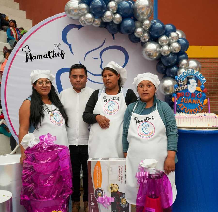 “Mamá Chef" premia a los mejores platillos preparados con los alimentos del Subsidio Universal Prenatal en Sucre