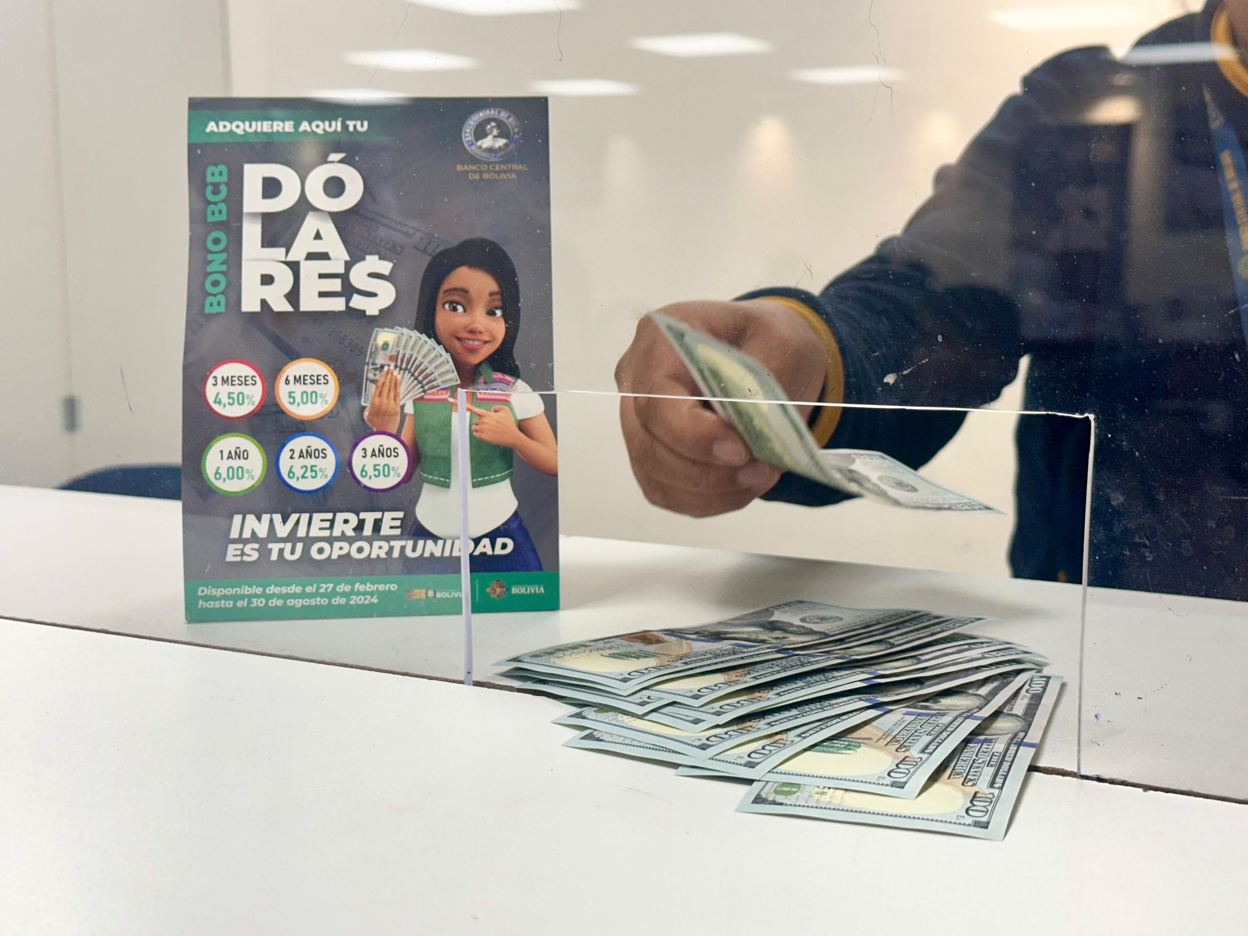 Banco Central inicia devolución de capital y pago de intereses del “Bono BCB en dólares”