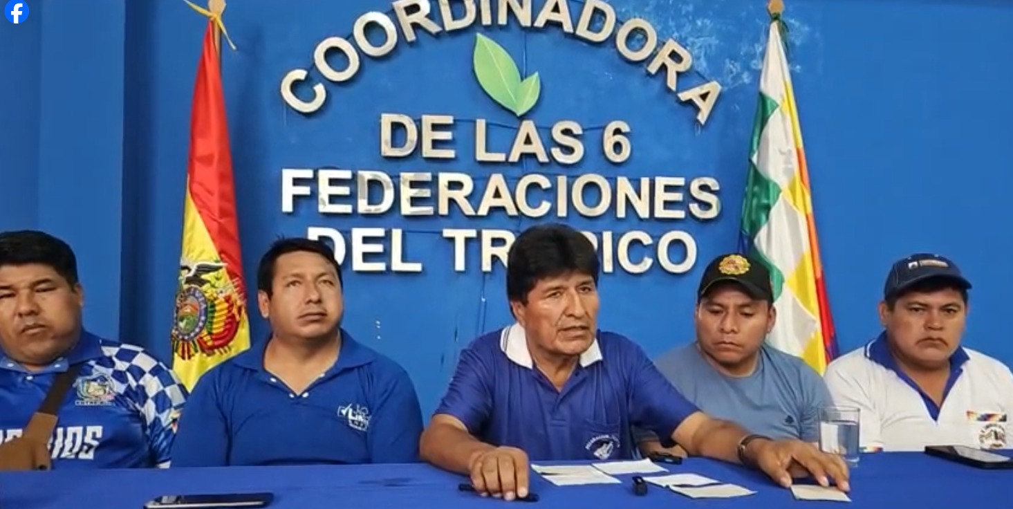 Morales solicita a sus seguidores analizar cuarto intermedio en el bloqueo de caminos