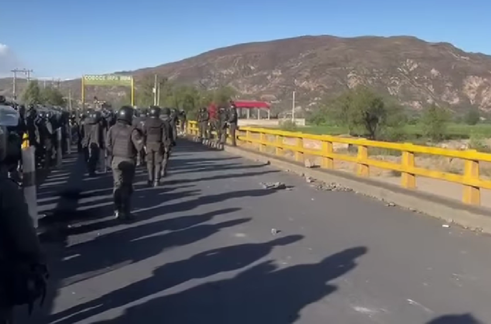 Policía mantiene habilitada la vía en Parotani después de un intento fallido de evista de retomar el bloqueo