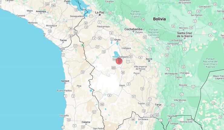 Observatorio San Calixto reporta sismo de 4.9 de magnitud en Oruro