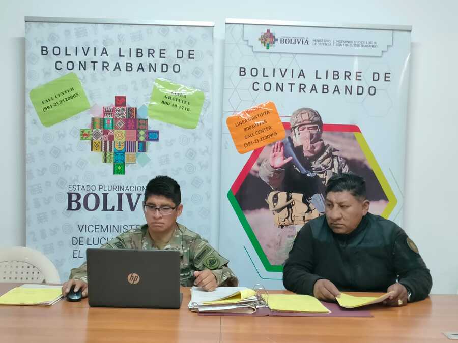 Bolivia y Chile cumplen compromisos para fortalecer la lucha contra el contrabando