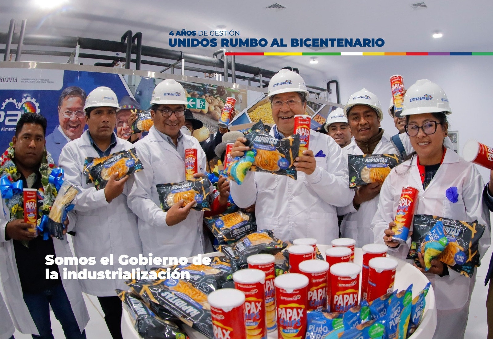 170 nuevas industrias con el Sello del Bicentenario conforman el paquete de obras de impacto para Bolivia