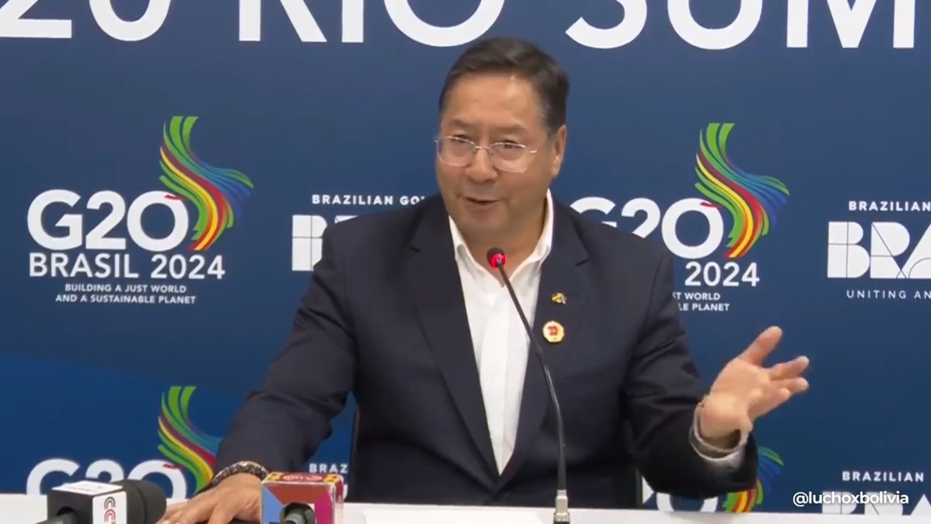 Arce defiende intervención del Estado en la economía y asegura que impuesto a la fortuna corrige errores del mercado