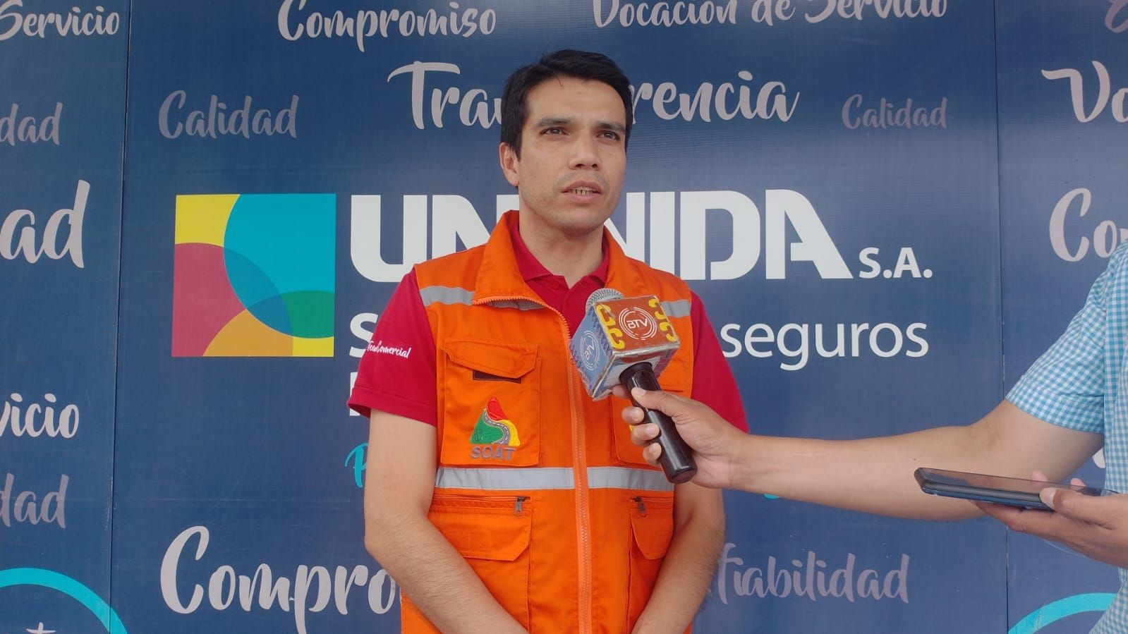 Fabián Herbas, Gerente Regional Oriente Univida Foto: BTV
