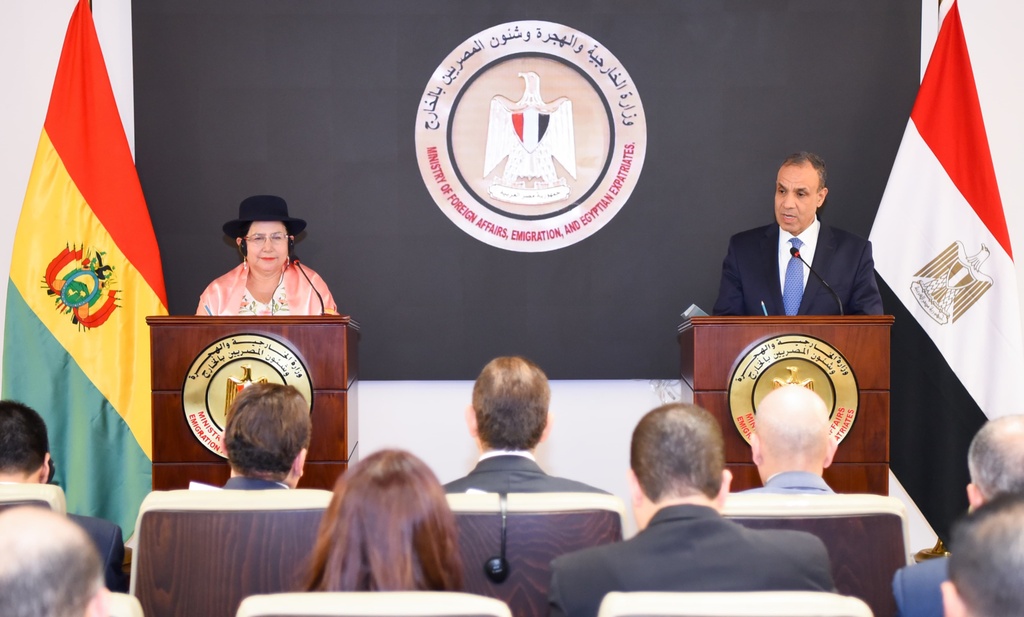 Bolivia y Egipto acuerdan fortalecer relaciones comerciales y trabajar en la exportación de carne y granos