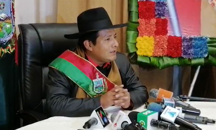 Gobernador de La Paz pide a Alcaldía de Achocalla responsabilizarse por deslizamiento en Bajo Llojeta