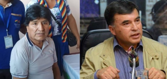 Acusan a Evo Morales y a Juan Ramón Quintana de encubrir al dirigente evista Ponciano Santos